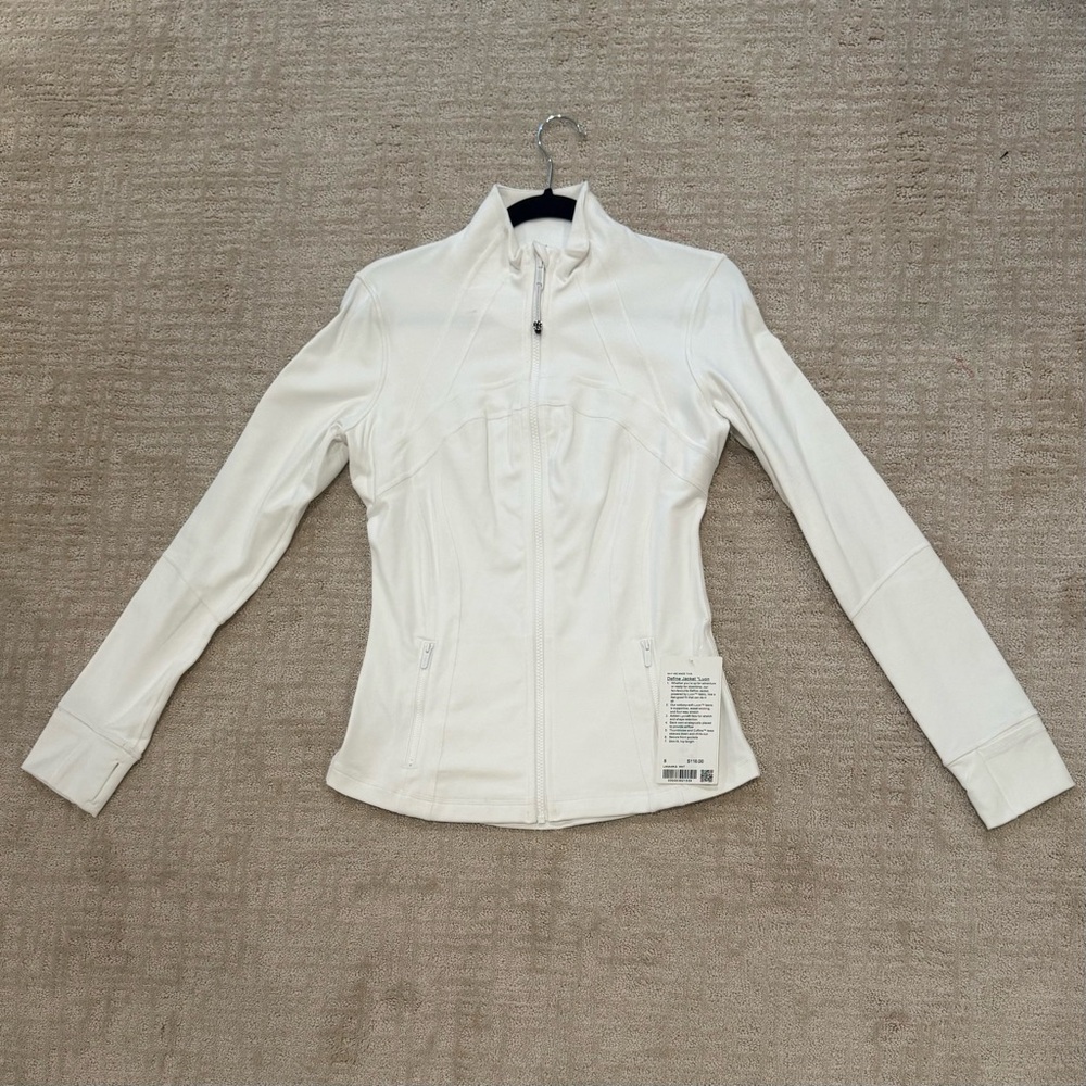 Lululemon Define Jacket Luon White Size 8